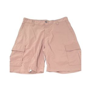 Chaps Men’s Dark Tan (Light Brown) Cargo Shorts - 32